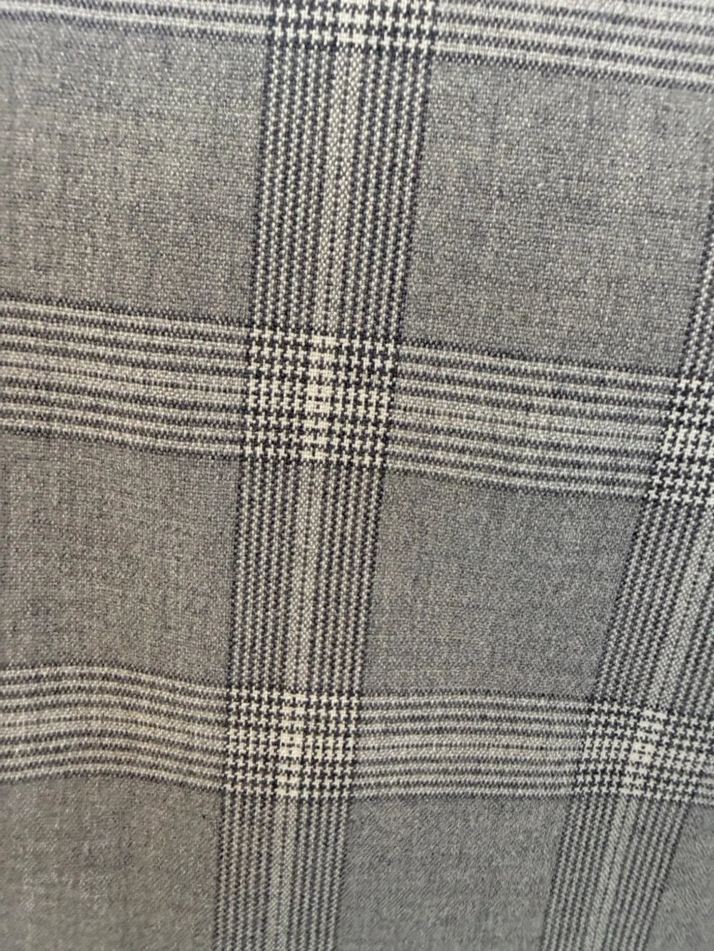 Zara Gray Plaid Medium Men's Trousers